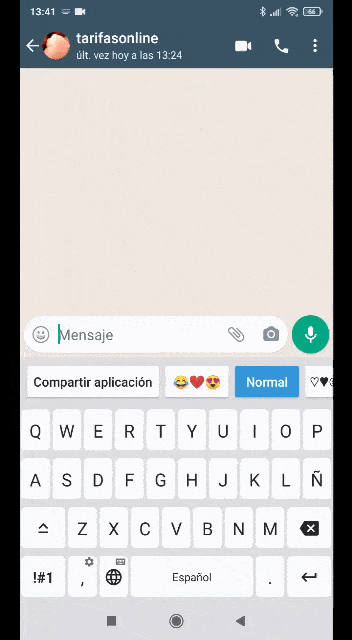 Cómo cambiar el tipo de letra en whatsapp